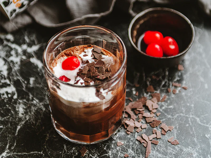 Schwarzwälder Kirsch-Cocktail