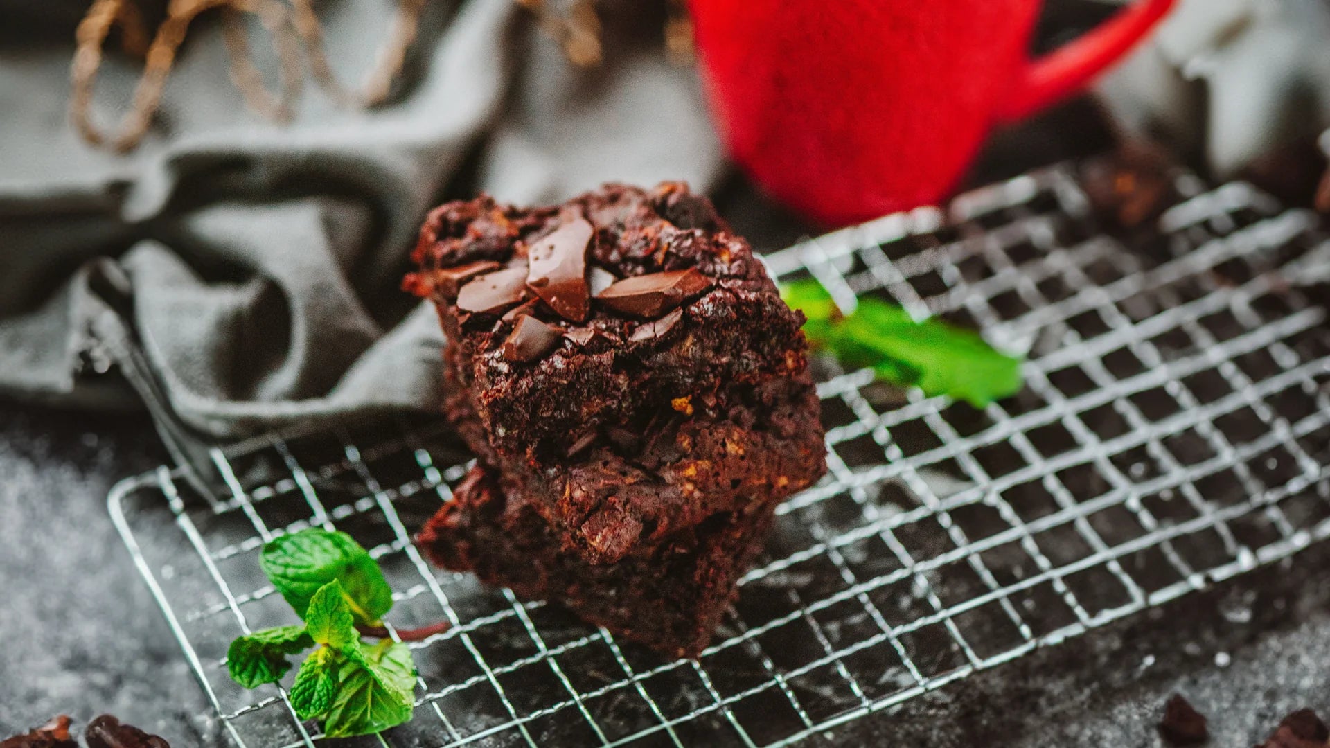 Zucchini Brownies vegan