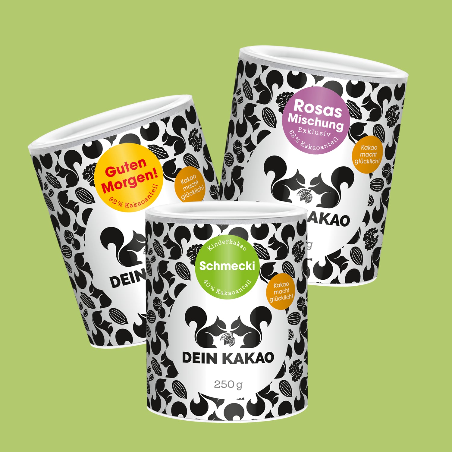 Unser Schokoladenpulver-Trio für die ganze Familie 750 g