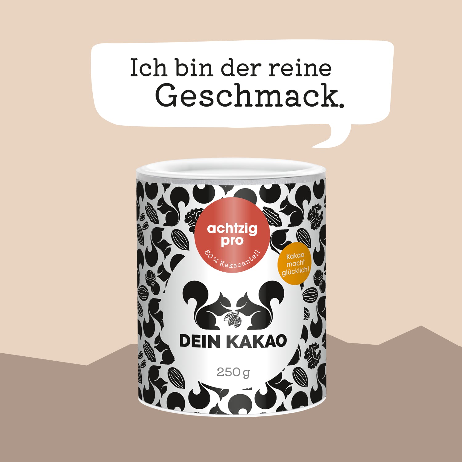 Unser Puristen-Trio als Geschenkset 750 g Bio-Schokoladenpulver