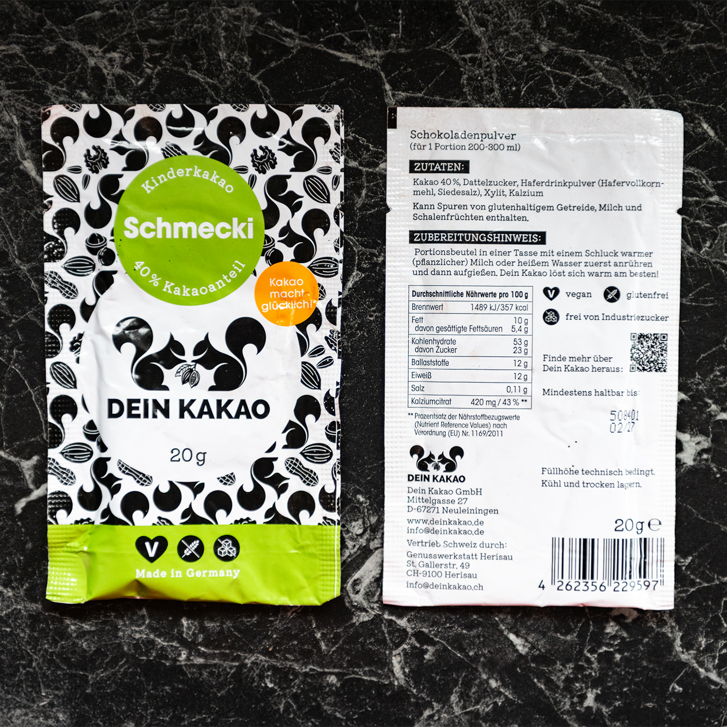 Schmecki Schokoladenpulver 20er-Box 400 g