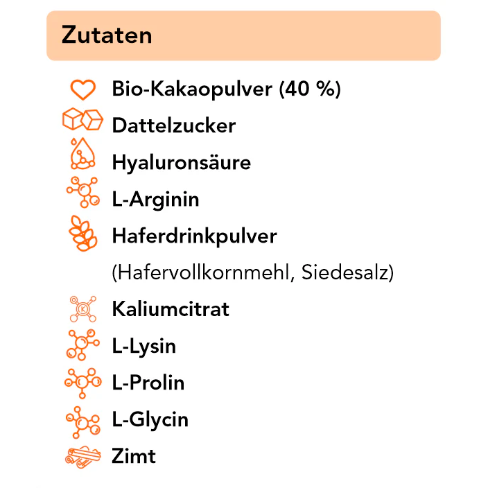 AURA Dein Beauty-Schokoladenpulver mit Fokus auf Kollagen & Selfcare 250 g