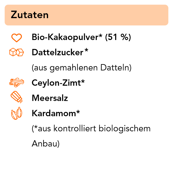 El Zimto Bio-Schokoladenpulver 20er-Box 400 g