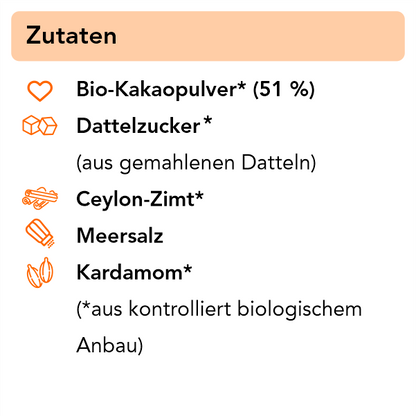 El Zimto Bio-Schokoladenpulver 20er-Box 400 g