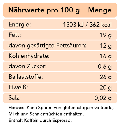 Guten Morgen! Unser Bio Schokoladenpulver mit Espresso 250 g