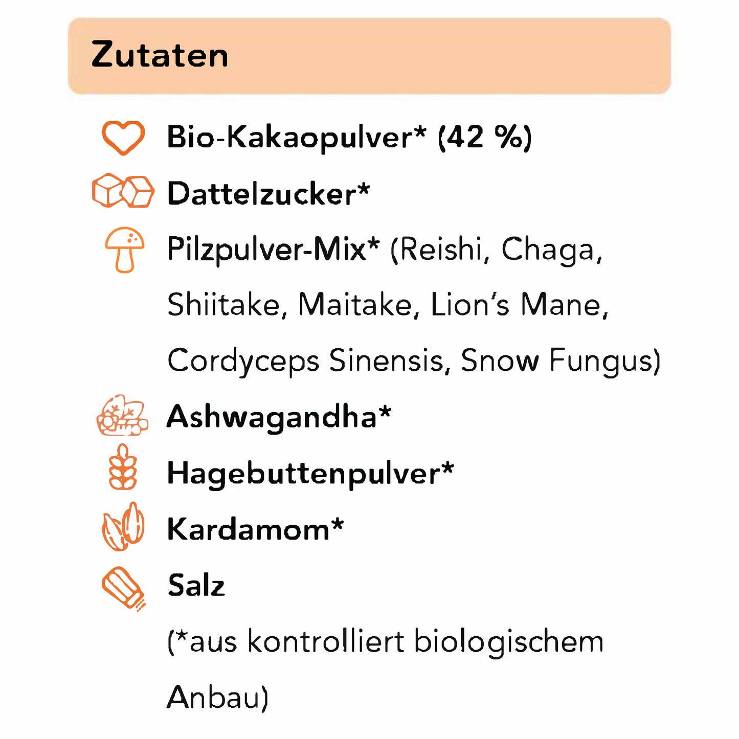 SOUL Bio Schokoladenpulver mit adaptogenen Pilzen 250 g