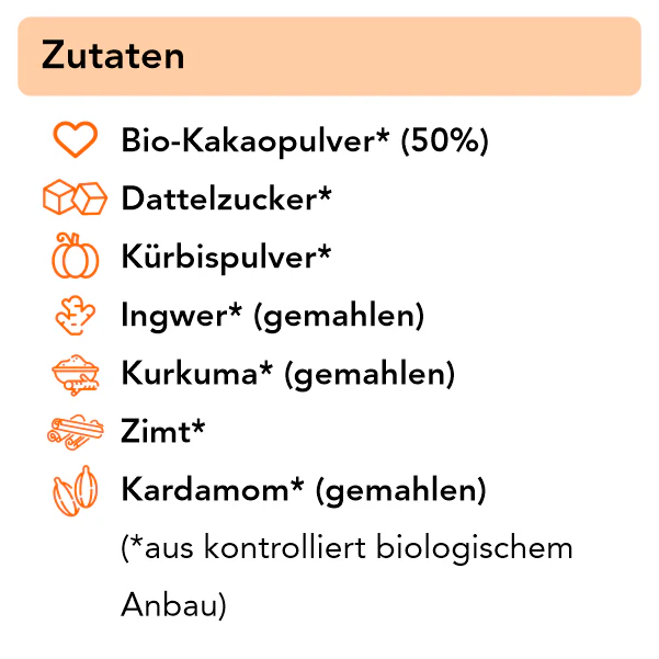 Spicekin Pump Bio Schokoladenpulver mit Bio Kürbispulver aus der Steiermark 250 g