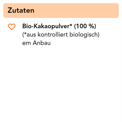 hundert pro Bio-Kakaopulver 20er-Box 400 g