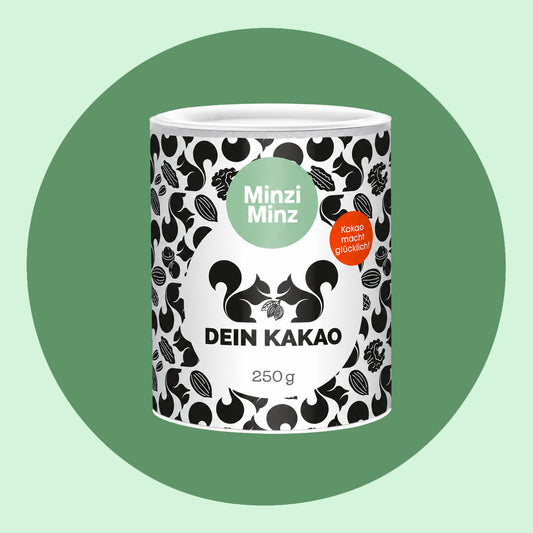 Minzi Minz Bio-Schokoladenpulver mit echter Pfefferminze 250 g