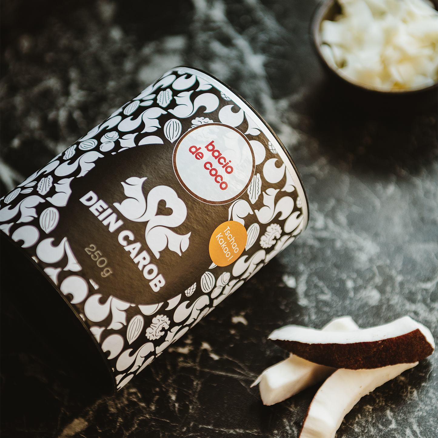 bacio de coco Bio-Carobpulver mit Bio-Kokosnuss 250 g