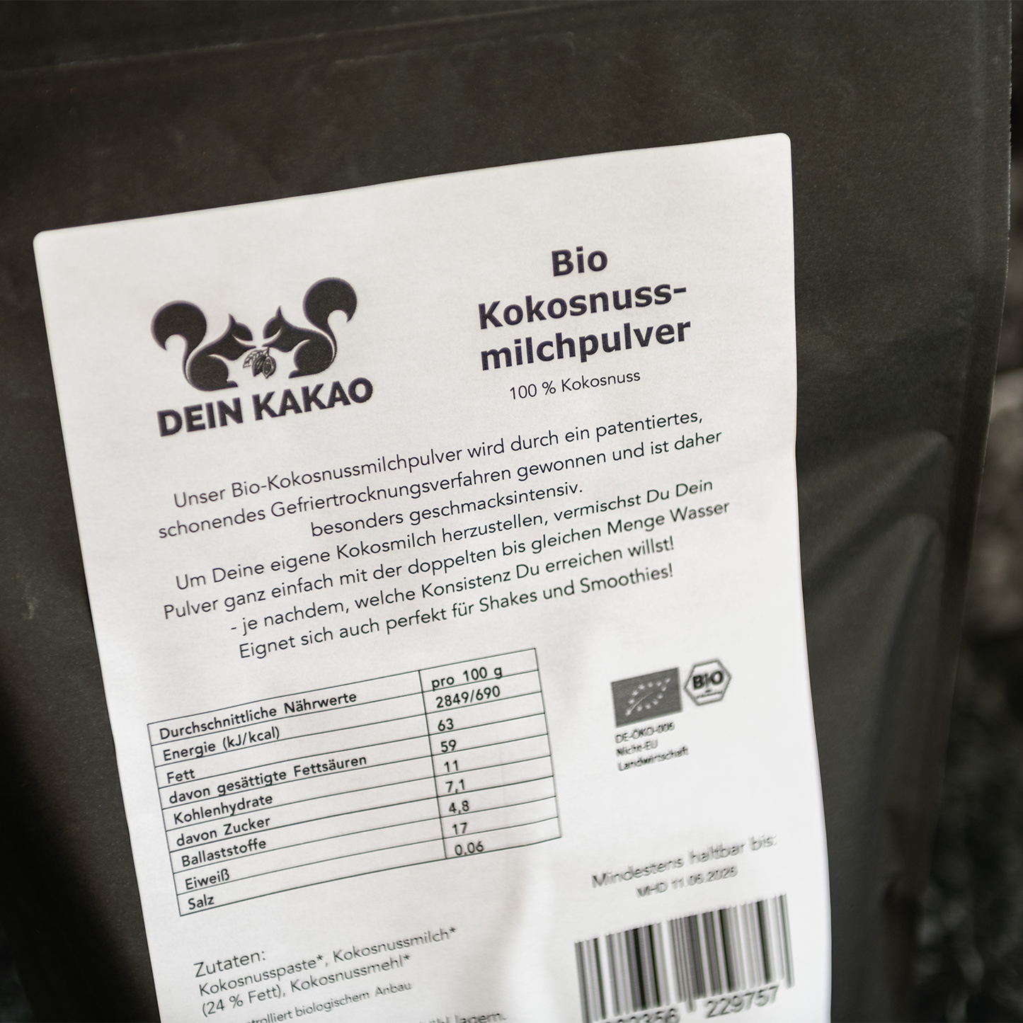Bio Kokosnussmilchpulver 1 kg