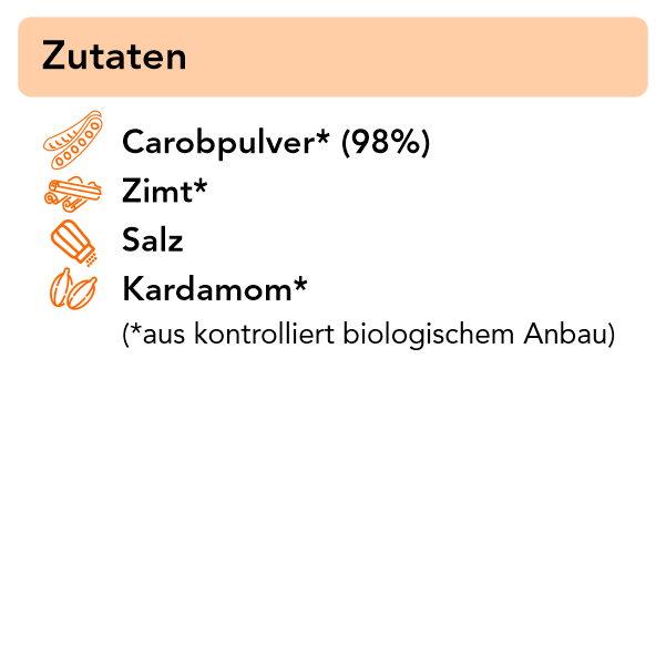 Zimtissima Bio-Carobpulver mit Zimt 250 g