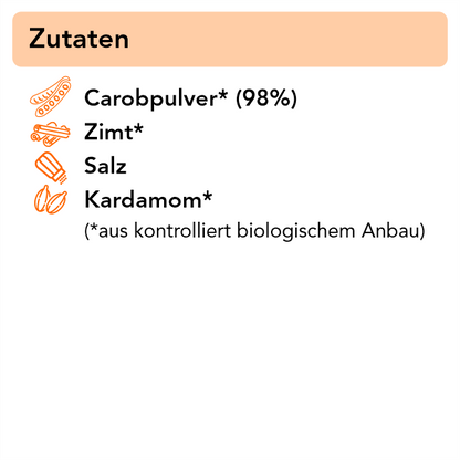 Zimtissima Bio-Carobpulver mit Zimt 250 g