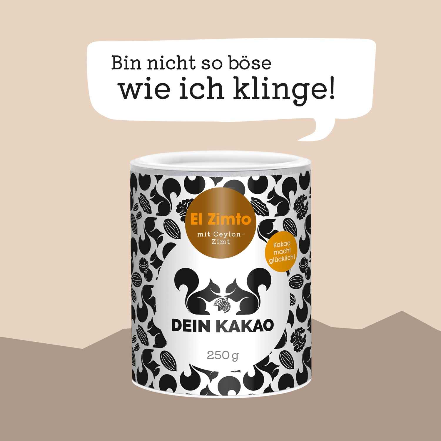 El Zimto – Unser Bio Schokoladenpulver mit Zimt 250 g