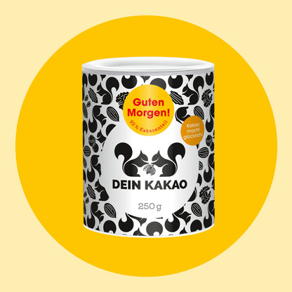 Guten Morgen! Unser Bio Schokoladenpulver mit Espresso 250 g