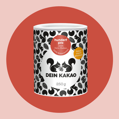 hundert pro Bio Kakaopulver mit 100 % Kakao 250 g