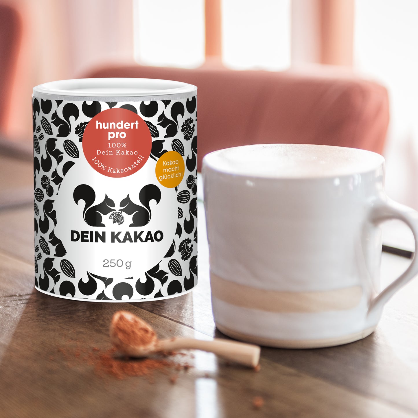 Unser Puristen-Trio als Geschenkset 750 g Bio-Schokoladenpulver