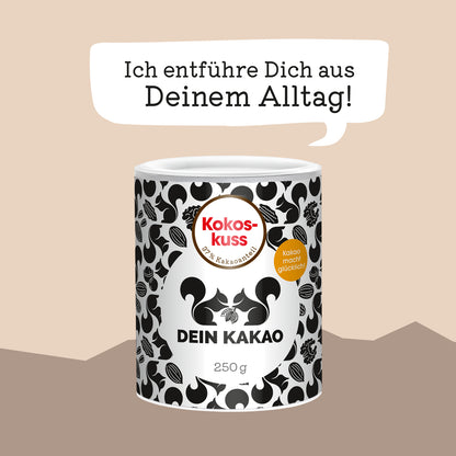 Kokoskuss Unser Bio Kokosnuss Schokoladenpulver 250 g