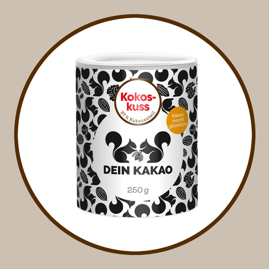 Kokoskuss Unser Bio Kokosnuss Schokoladenpulver 250 g
