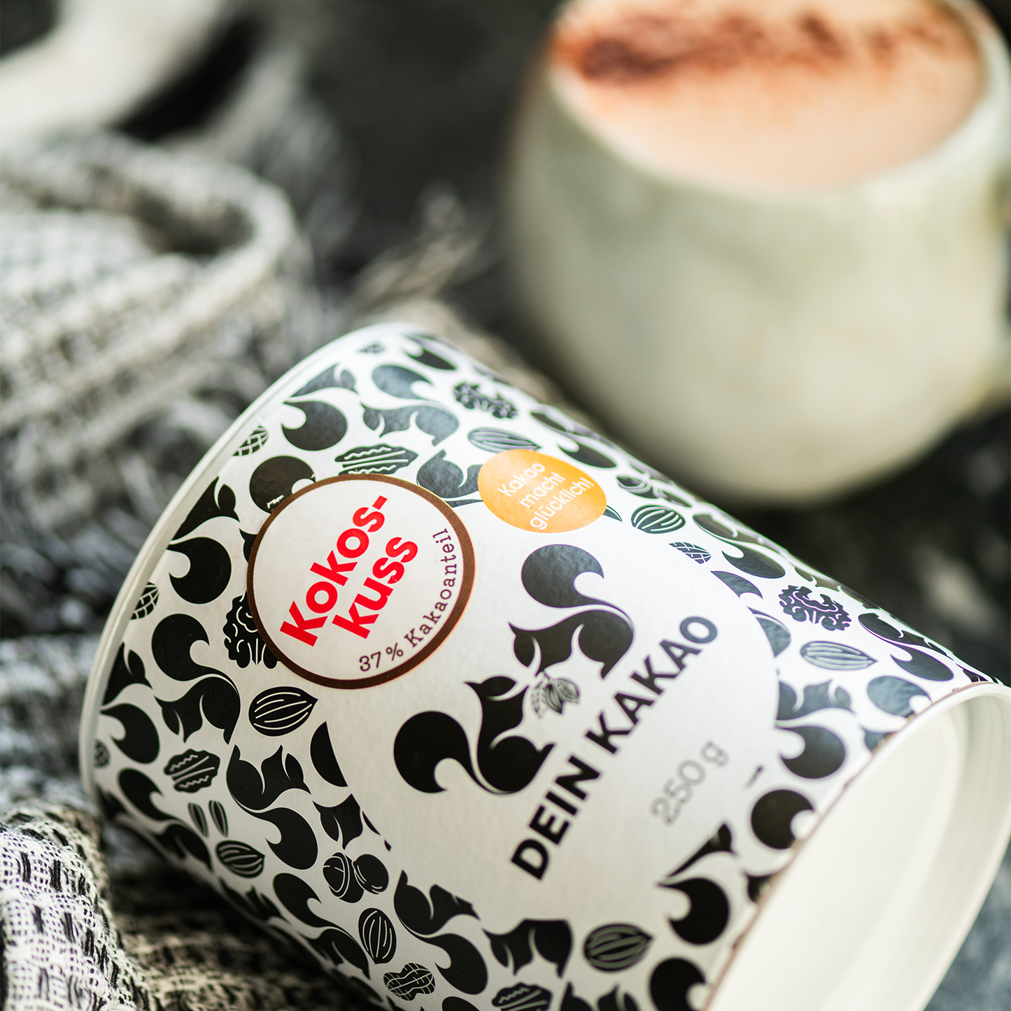 Kokoskuss Unser Bio Kokosnuss Schokoladenpulver 250 g