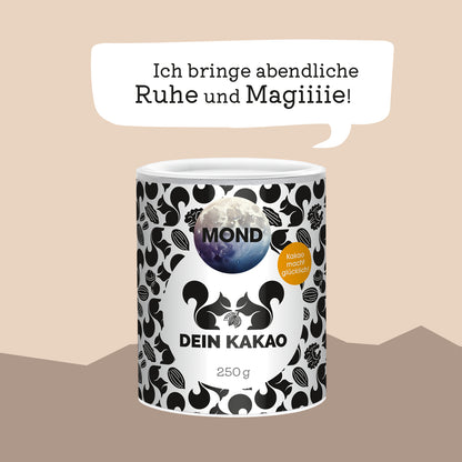MOND Unser Bio Schokoladenpulver mit Ashwagandha und Kurkuma 250 g