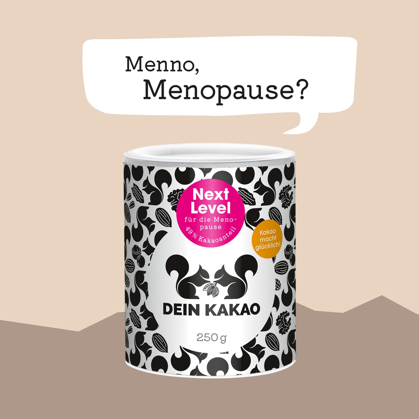 Next Level Schokoladenpulver als Begleiter in der Menopause 250 g