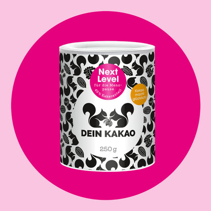 Next Level Schokoladenpulver als Begleiter in der Menopause 250 g