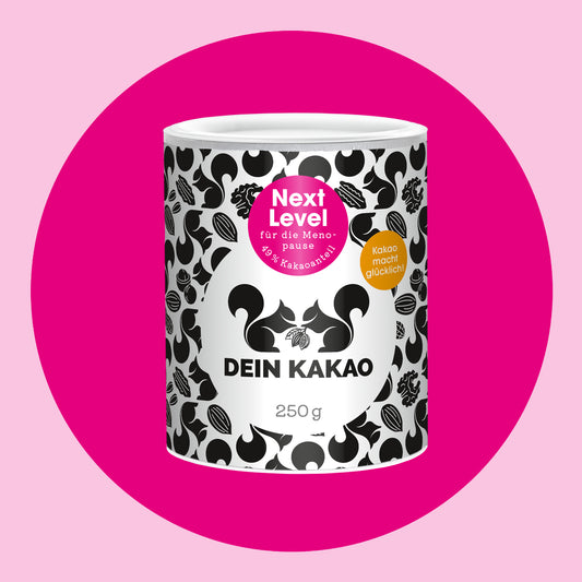 Next Level Schokoladenpulver als Begleiter in der Menopause 250 g