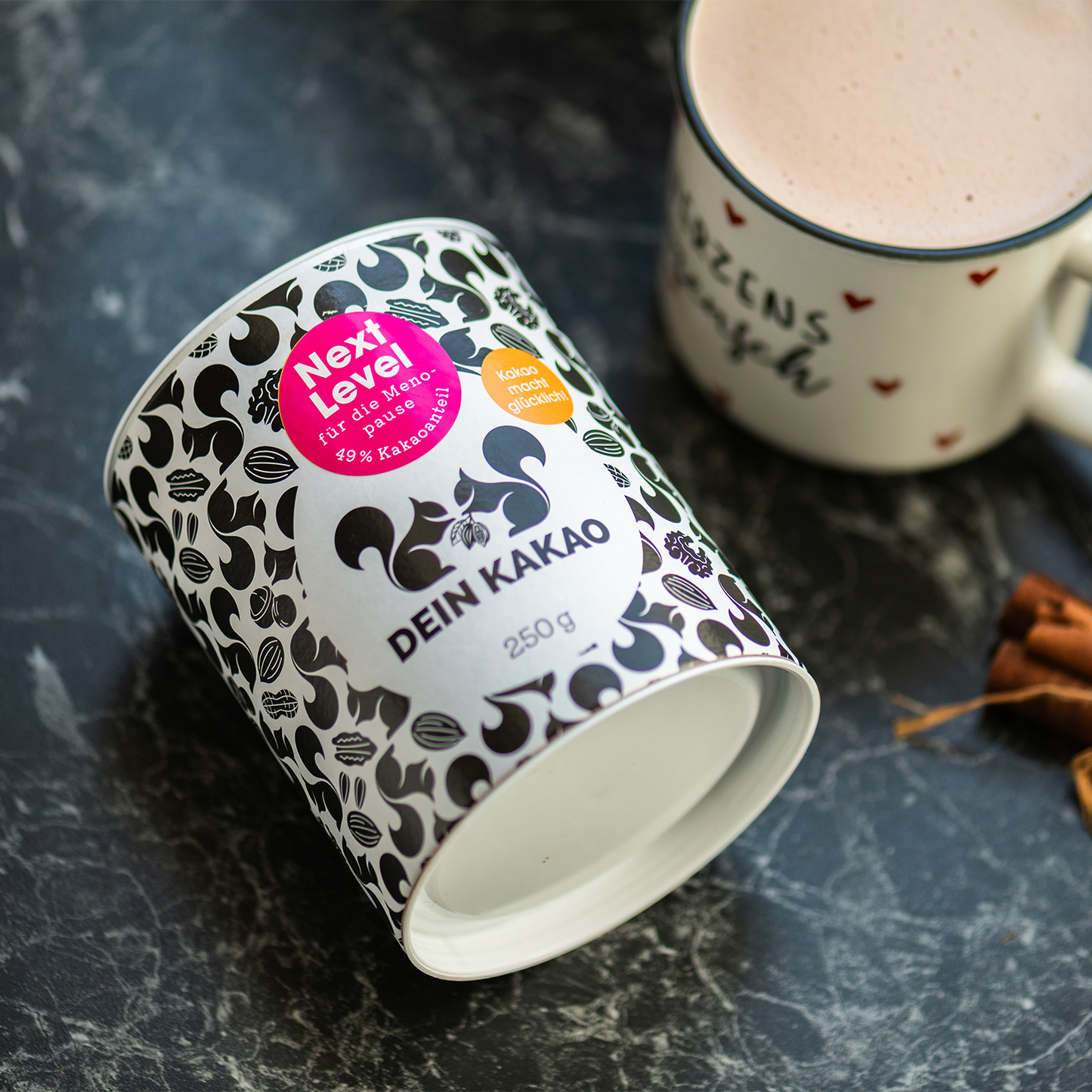 Next Level Schokoladenpulver als Begleiter in der Menopause 250 g