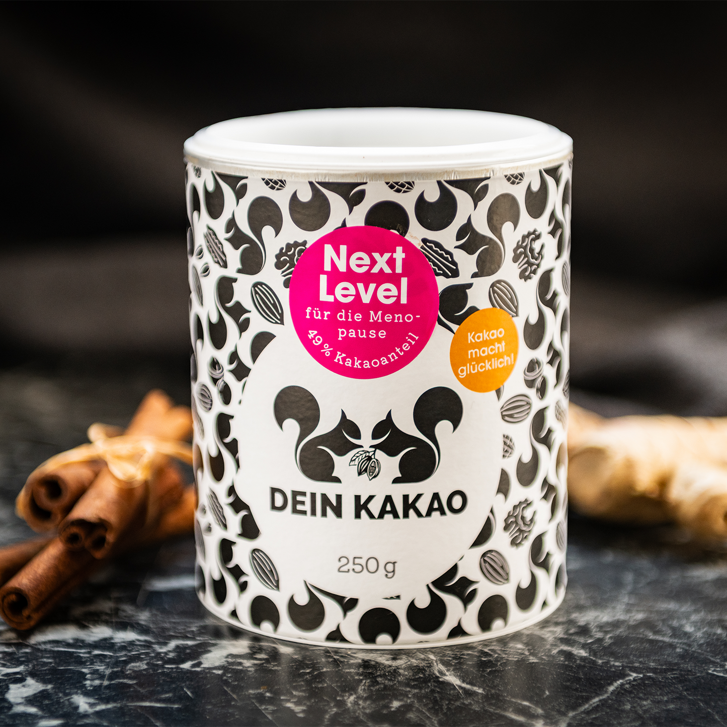 Next Level Schokoladenpulver als Begleiter in der Menopause 250 g