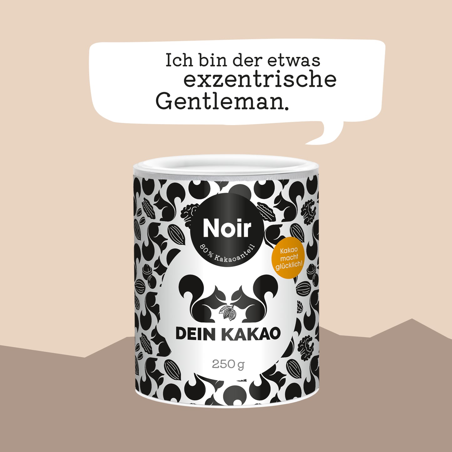 Noir Veganes Bio-Schokoladenpulver mit Ingwer, Lakritze und Yuzu 250 g
