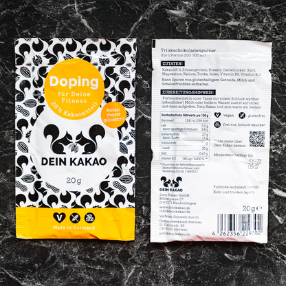 Doping Trinkschokoladenpulver 20er-Box 400 g