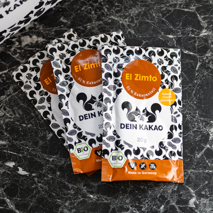 El Zimto Bio-Schokoladenpulver 20er-Box 400 g