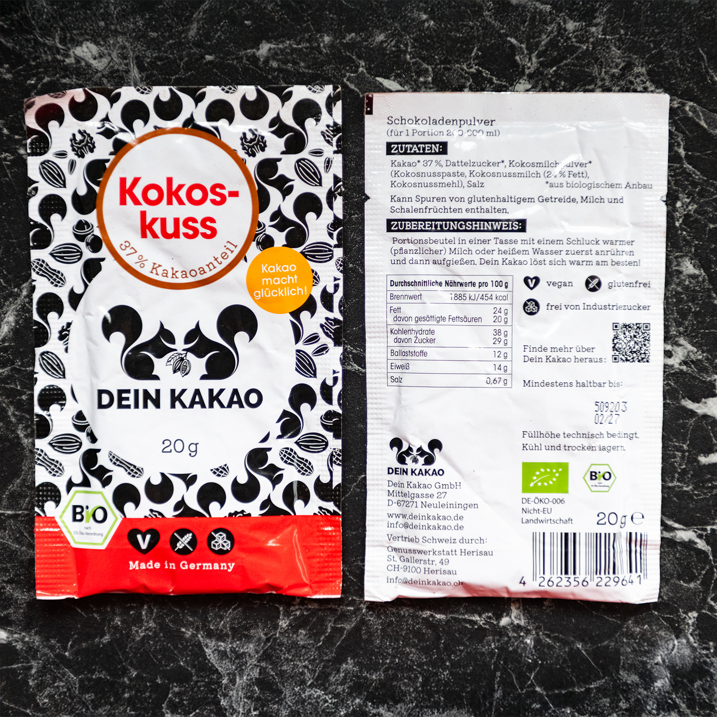hundert pro Bio-Kakaopulver 20er-Box 400 g