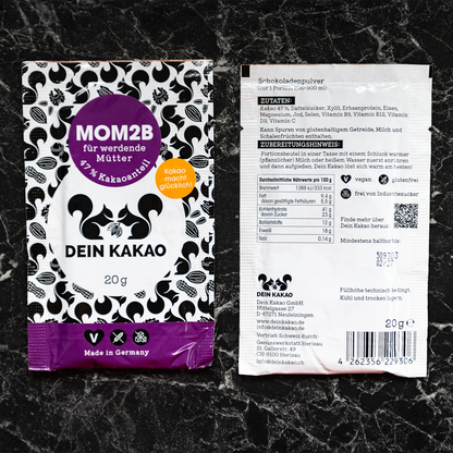 MOM2B Schokoladenpulver 20er-Box 400 g