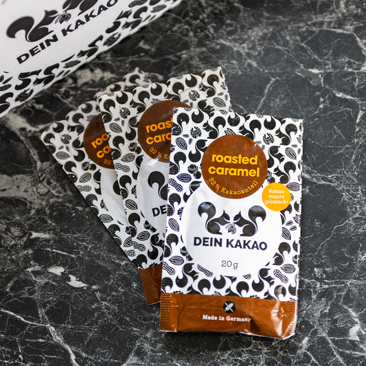 roasted caramel Schokoladenpulver 20er-Box 400 g
