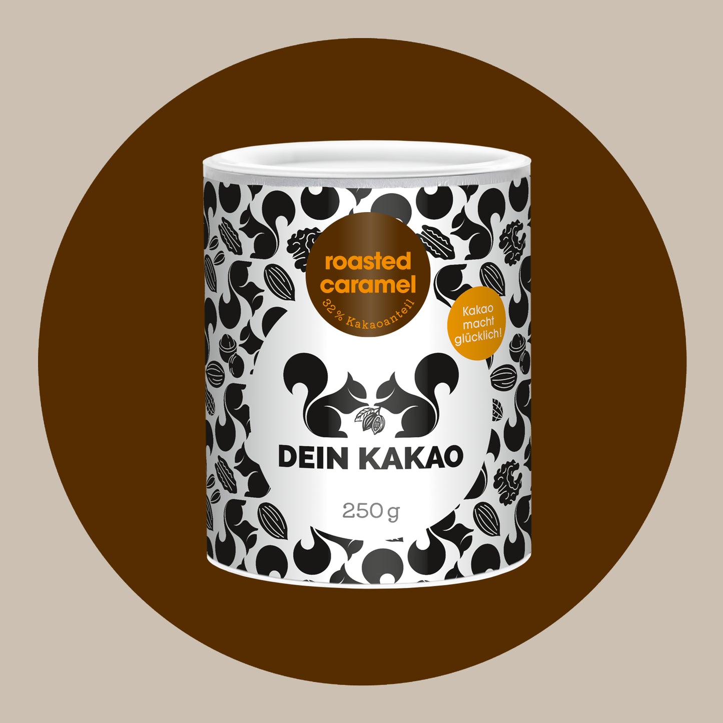 roasted caramel Karamell Schokoladenpulver 250 g