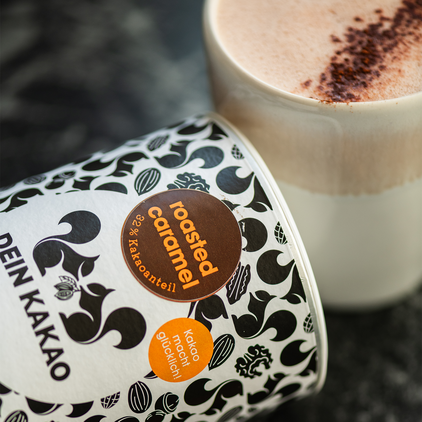 roasted caramel Karamell Schokoladenpulver 250 g