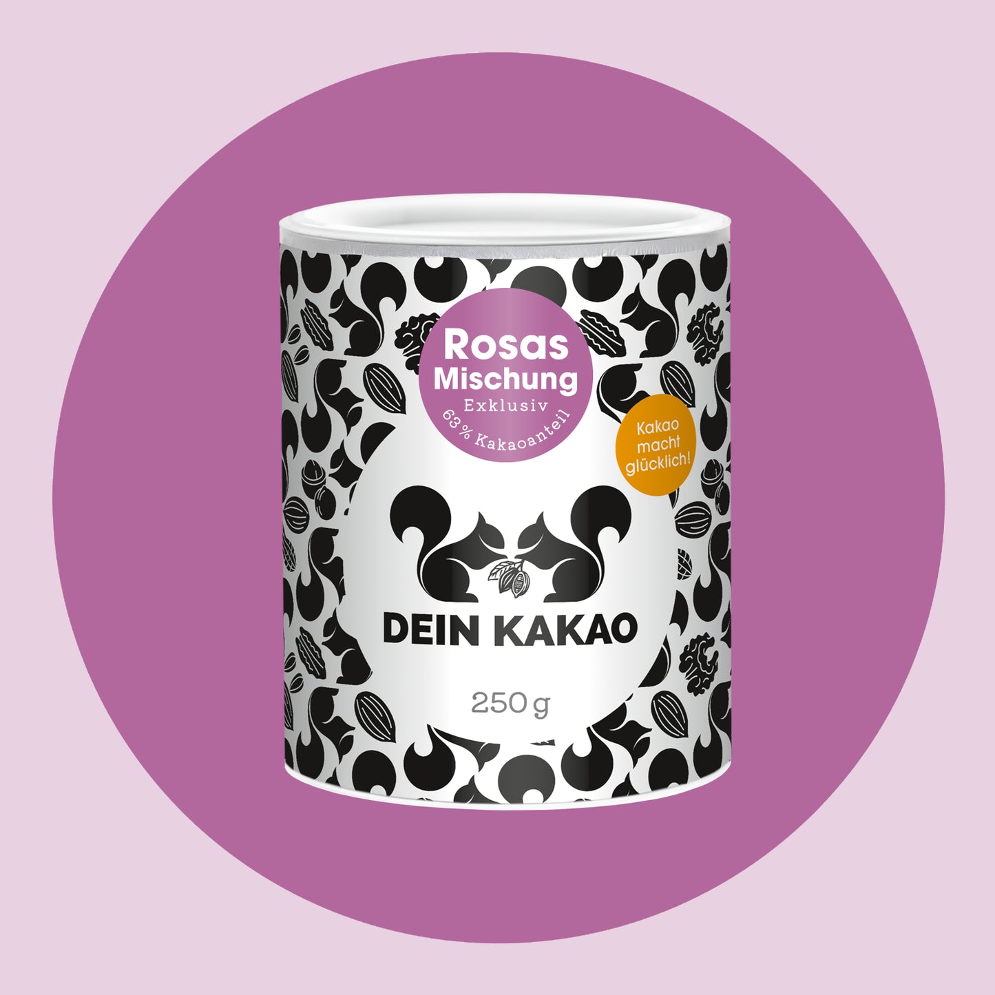 Rosas Mischung Bio Schokoladenpulver mit Ingwer, Zimt und Kurkuma 250 g