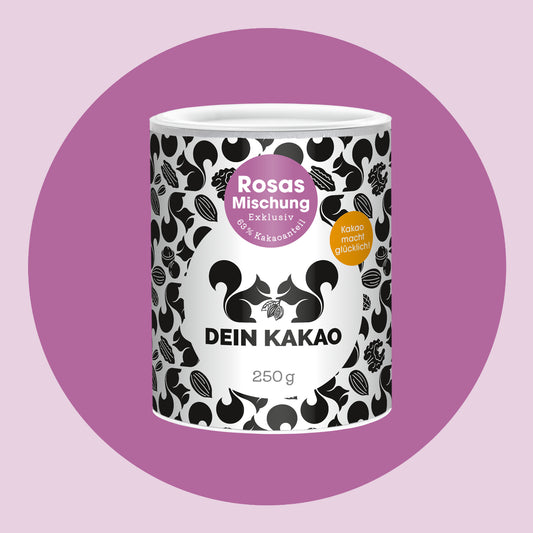 Rosas Mischung Bio Schokoladenpulver mit Ingwer, Zimt und Kurkuma 250 g