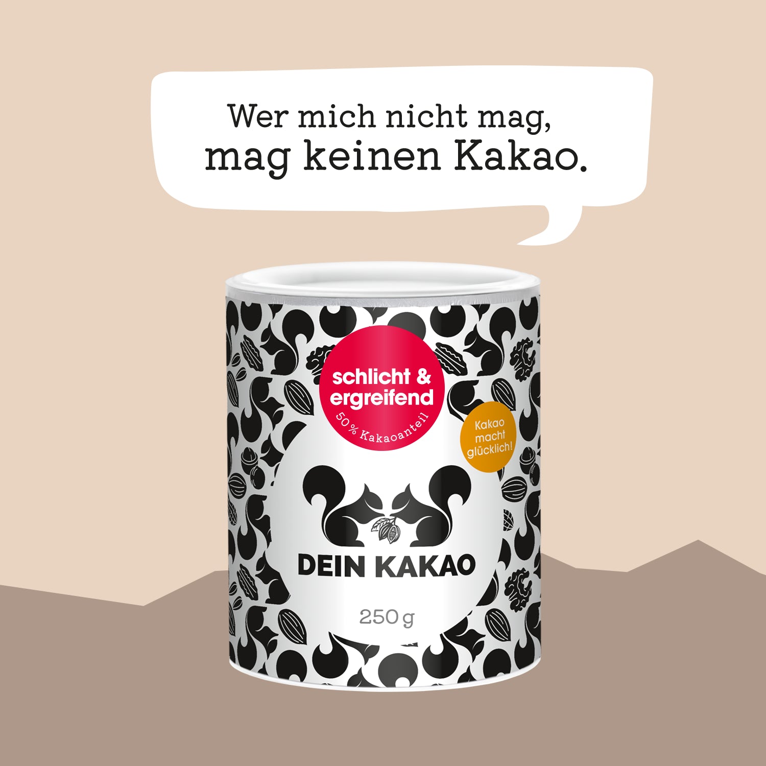 schlicht & ergreifend Bio Schokoladenpulver mit Madagaskar-Vanille 250 g