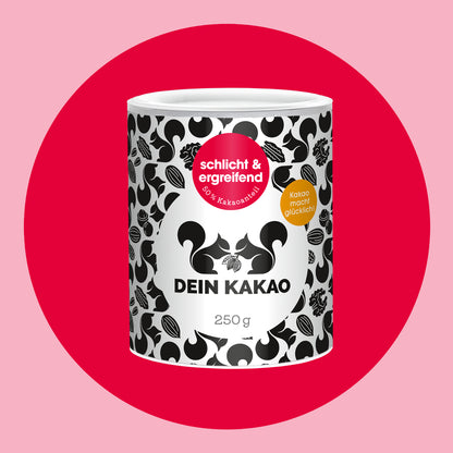 schlicht & ergreifend Bio Schokoladenpulver mit Madagaskar-Vanille 250 g