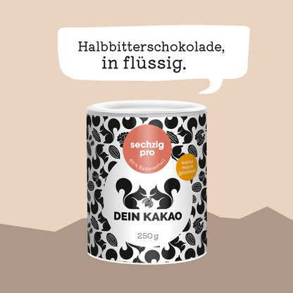 Unser Puristen-Trio als Geschenkset 750 g Bio-Schokoladenpulver