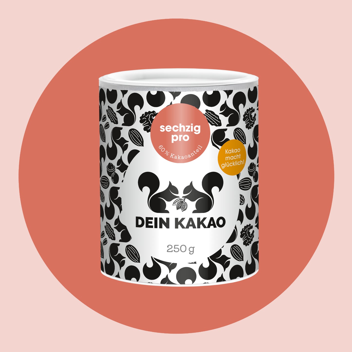 sechzig pro Bio Schokoladenpulver mit 60 % Kakaogehalt 250 g