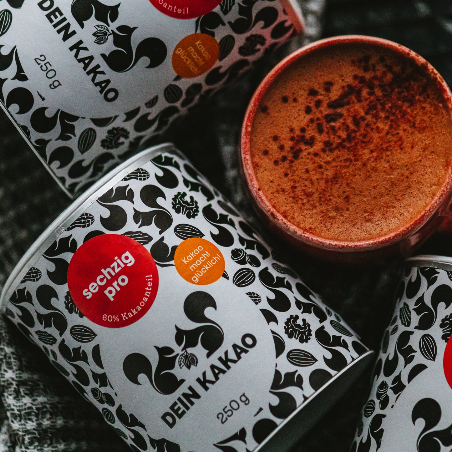 sechzig pro Bio Schokoladenpulver mit 60 % Kakaogehalt 250 g