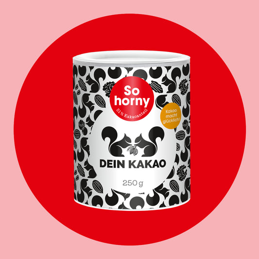 So horny Verführerisches Bio Schokoladenpulver mit Maca, Ginseng & Tonka 250 g