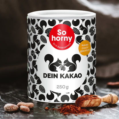 So horny Verführerisches Bio Schokoladenpulver mit Maca, Ginseng & Tonka 250 g