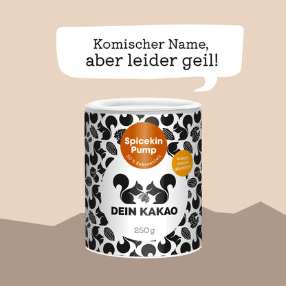 Spicekin Pump Bio Schokoladenpulver mit Bio Kürbispulver aus der Steiermark 250 g
