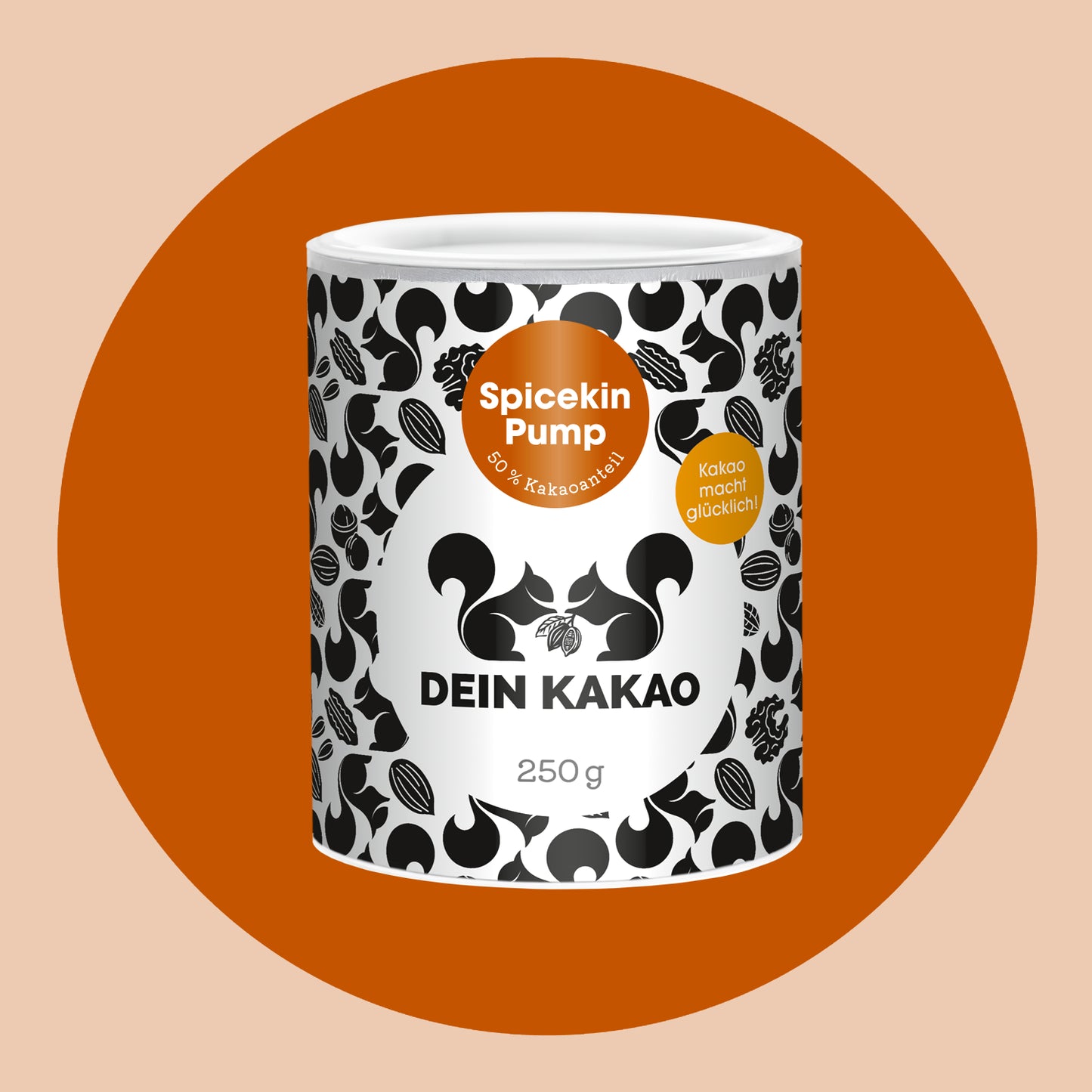 Spicekin Pump Bio Schokoladenpulver mit Bio Kürbispulver aus der Steiermark 250 g