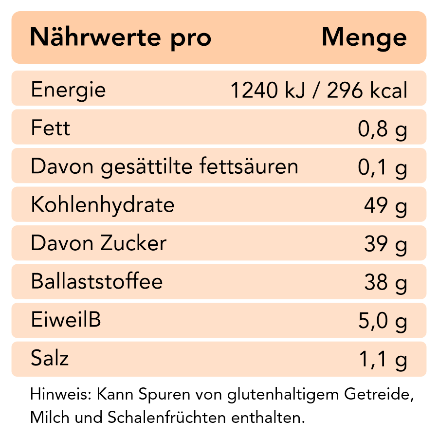 ti amo – unser Bio Getränkepulver auf Carobbasis mit Tonka, Maca und Ginseng 250 g